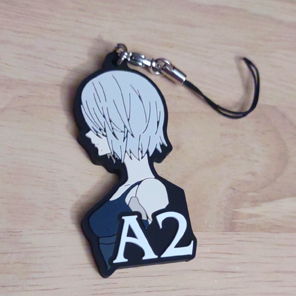 Nier Automata A2 Portrait Rubber Charm Phone Strap Accessory Anime Video Game Sq